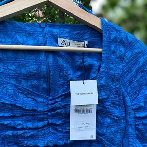Zara royal blue dress